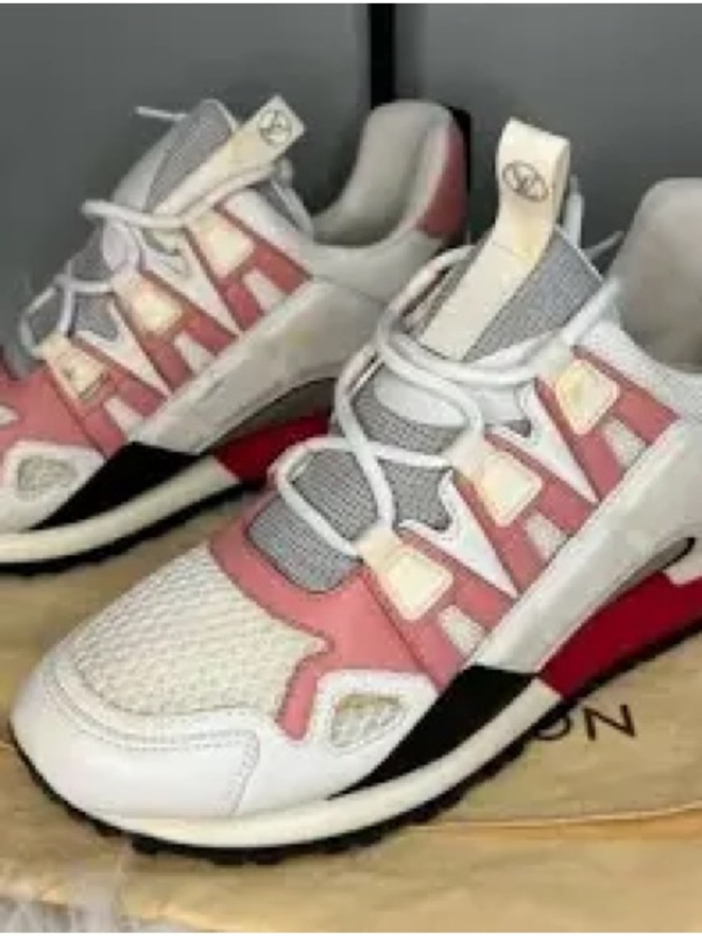 Women’s Louis Vuitton Run Away Mesh Sneakers Size 40